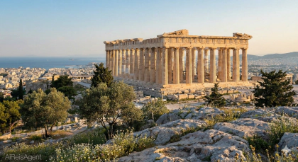 Eastern shores of the Acropolis